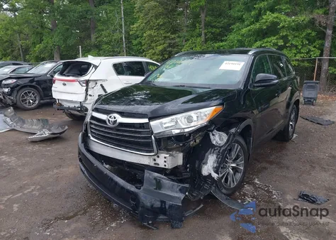 2016 Toyota Highlander Xle V6 from USA, damaged, VIN 5TDJKRFH1GS284763